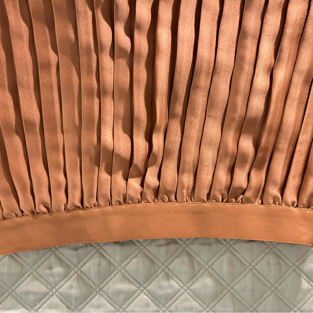 Weston Wear Terracotta Pleated Skirt
